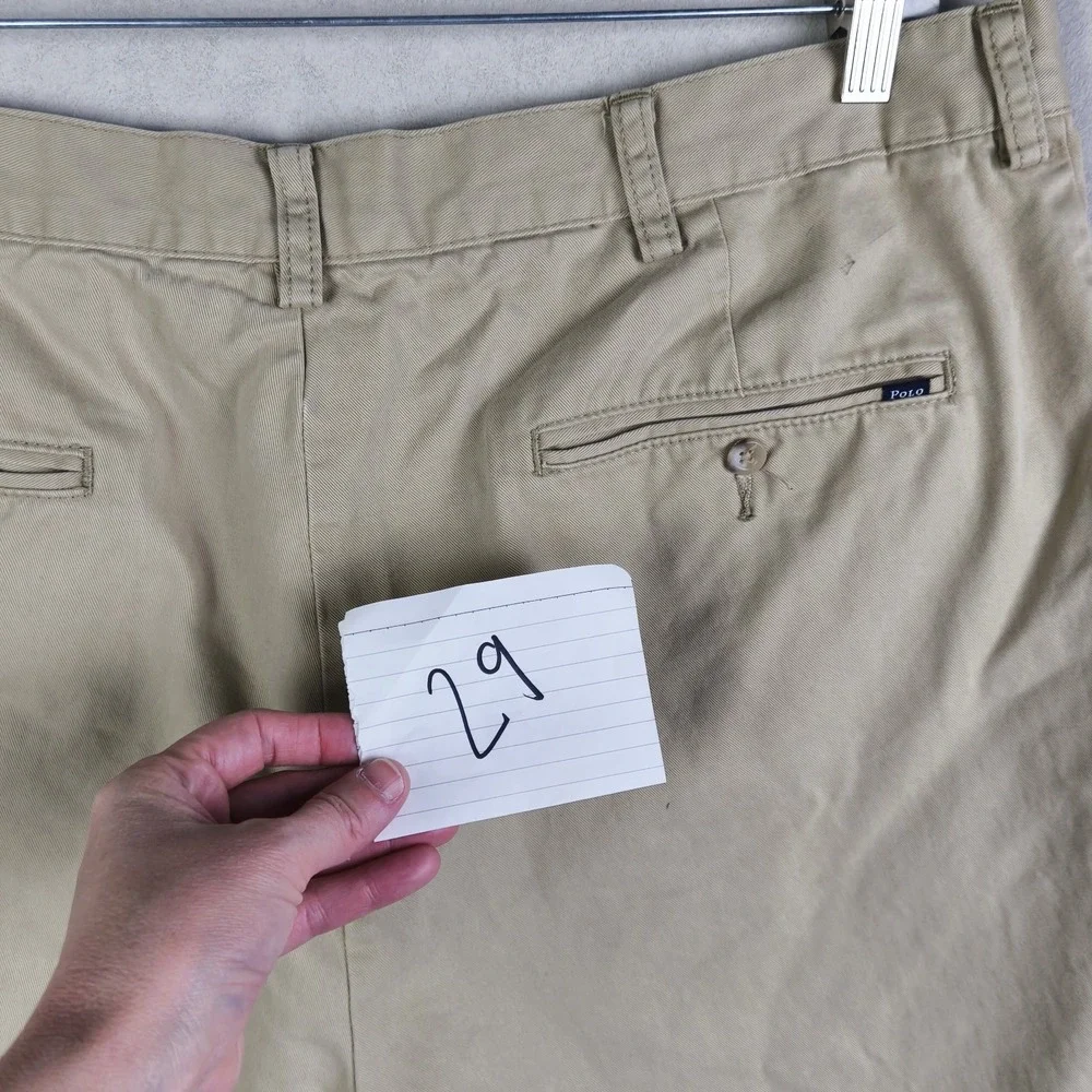 Polo‎ Ralph Lauren Khaki Shorts Mens 38 Preppy Chino Y2K